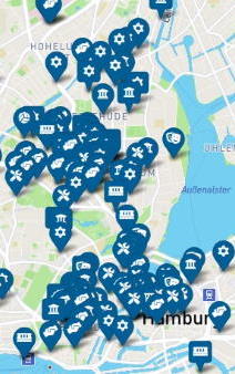 Places of Jewish History and the Present in Hamburg