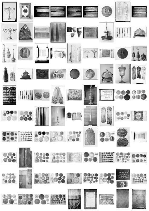 Fotos von Objekten aus der Sammlung der Gesellschaft für jüdische Volkskunde Hamburg, vermutlich 1929, aufgenommen im Museum für Völkerkunde Hamburg, Fotos: MARKK Fotoarchiv, Sammlung Gesellschaft für jüdische Volkskunde.