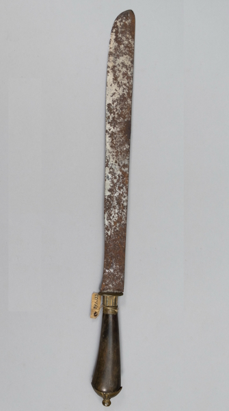 Shechitah knife, collection Society for Jewish Folklore, MARKK 29.1:133, photo: MARKK.
