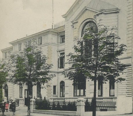 Meeting hall of the Henry Jones Lodge at Hartungstrasse 9-11, Zentrum für Theaterforschung, Hamburg, IGdJ Picture Database, BAU00362.